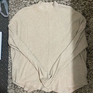 Ribbed Mock Neck Sweater